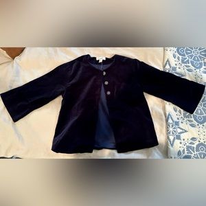 Peek Child’s Blue Velvet Jacket - NWT